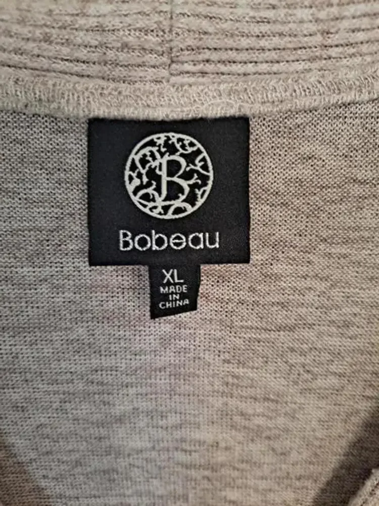 Bobeau Marled Gray V neck Sweater Size‎ XL